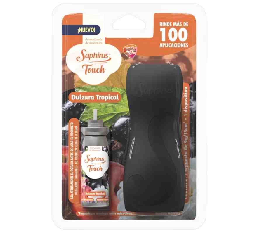 SAPHIRUS BAÑO DIFUSOR TOUCH DULZURA TROPICAL 9G